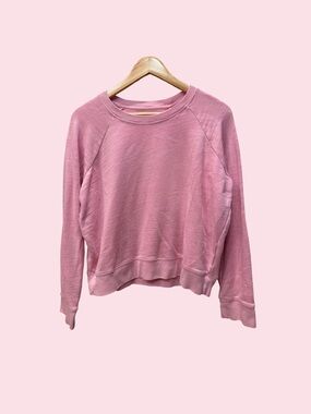 J. Crew Pink Vintage Fleece Crewneck